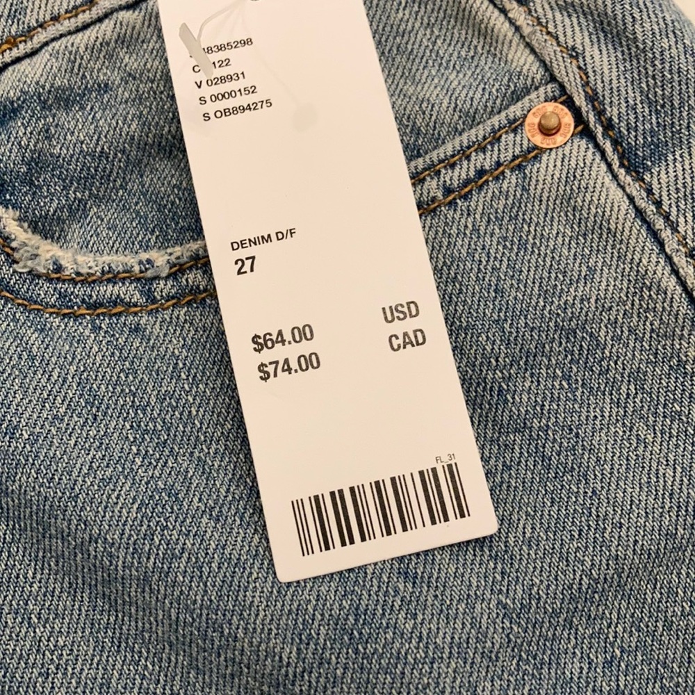 Bdg High-rise Slim Straight Jean NWT - Picture 4 of 7